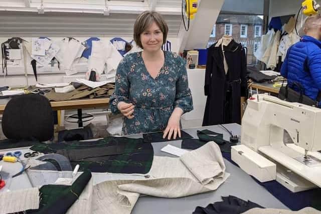 Charlotte Tofield of Tadmarton, near Banbury is one of the costumiers in the men's costume studio at the Royal Shakespeare Company. Photo supplied