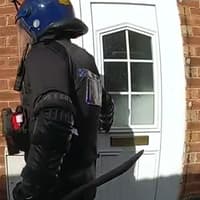 Police find sword, drugs, knuckle duster and cash during raid at Rugby property