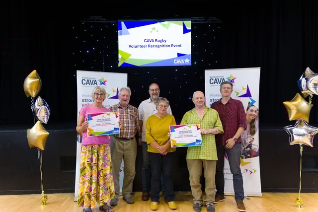 Celebrating community heroes in Rugby.