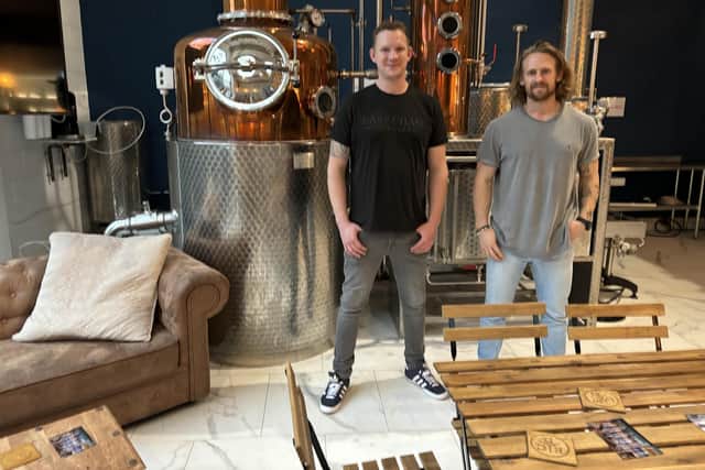 Luke and Richie of East Chase Distillers have donated two bottles of their Heritage London Dry Gin as prizes for this year's Kenilworth Rotary Club Advent Calendar.