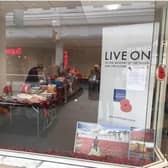 Lats year's Poppy Appeal shop