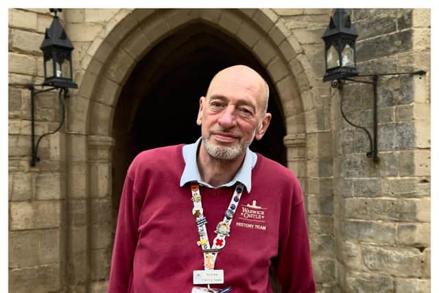 Warwick Castle’s resident historian Andrew Lilwall-Smith. Photo supplied by Warwick Castle
