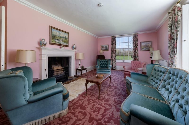 One of the many reception rooms. Photo by Godfrey Payton