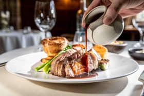 Sunday roast at Mallory Court Hotel and Spa