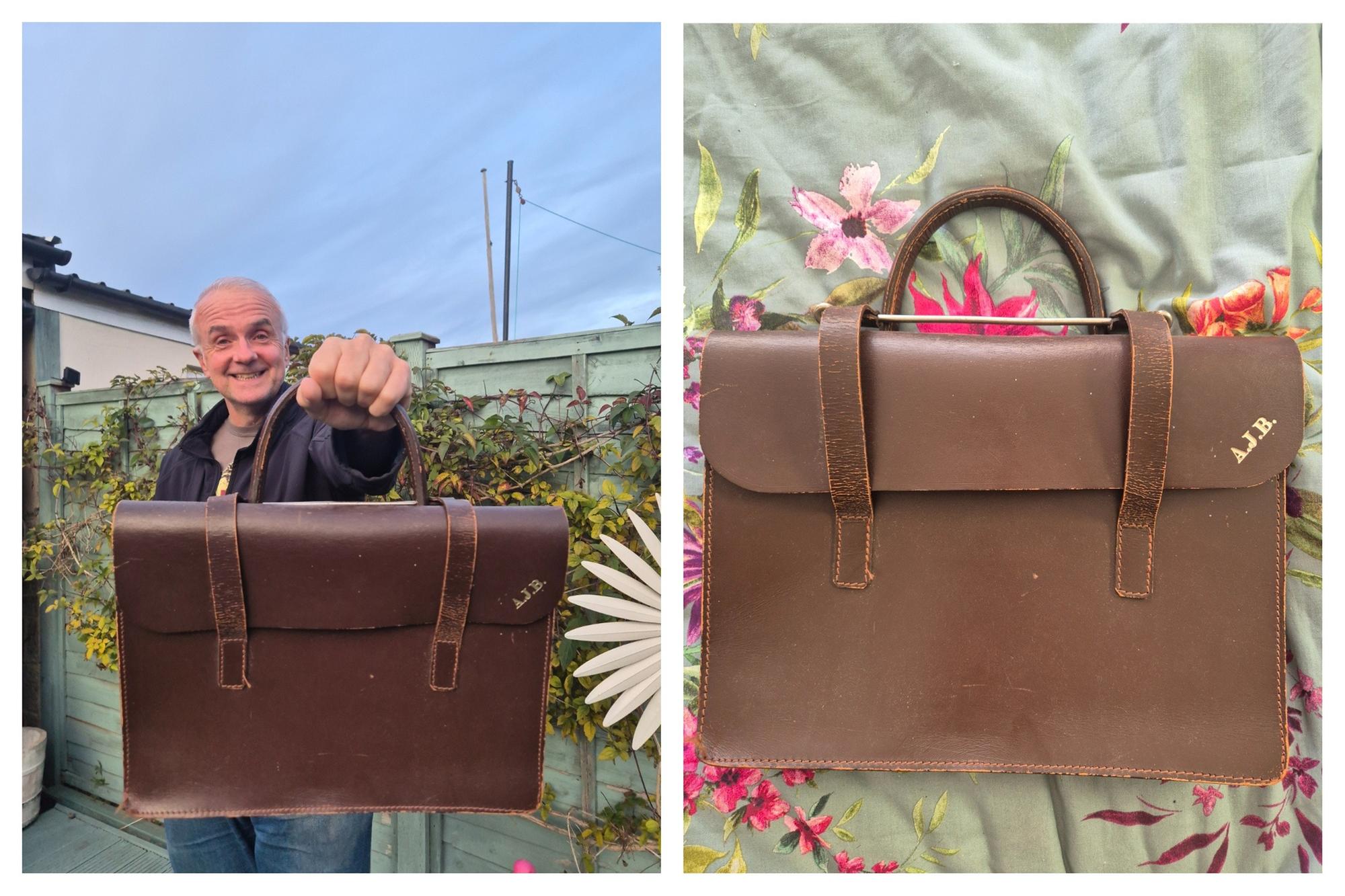Can you help to find out what happened to Kenilworth owner of vintage leather bag?