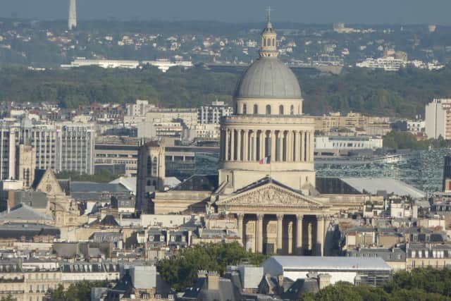 The Pantheon, now the burial place of important French figures such as Victor Hugo and Voltaire.