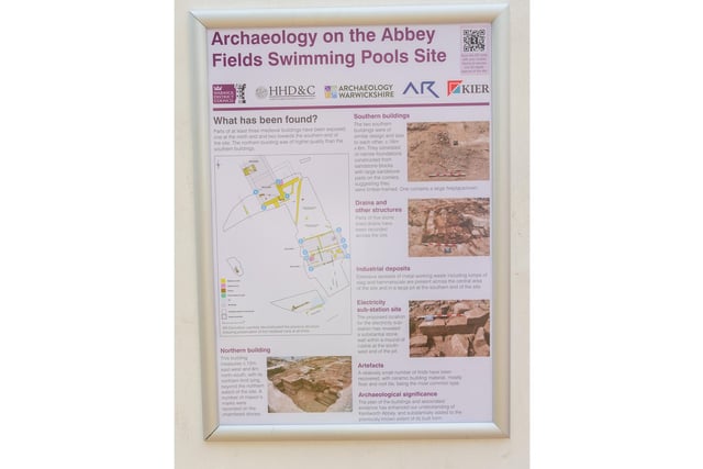 Abbey Fields Open Day, Kenilworth - to view the archaeological remains, unearthed during the excavation works of the former swimming pool site.