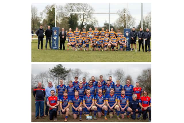 Top: The Old Leamingtonians RFC 2023 team
Bottom: Leamington RFC's 2023 team.