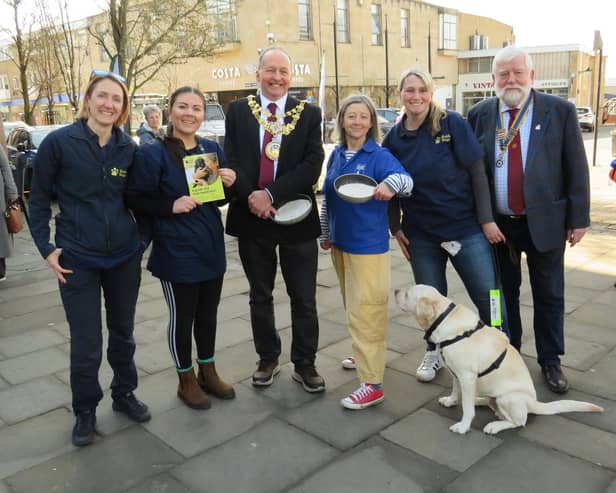 Guide dogs team win the race
