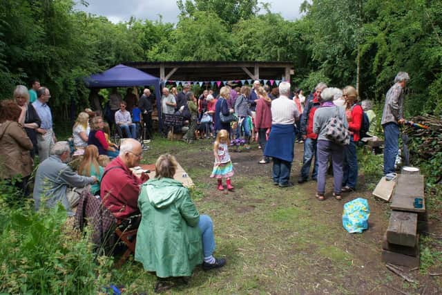 The opening of Foundry Wood in 2013. Picture supplied.