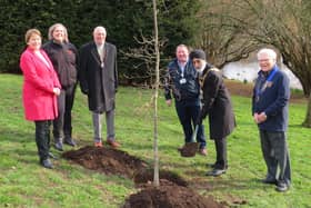 From left to right: Elaine Dixon, Kirsty Hooper, Keith Talbot, The Mayor of Warwick Cllr Parminder Birdi Singh, Matt Halford and Peter Amis. Photo supplied