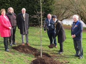 From left to right: Elaine Dixon, Kirsty Hooper, Keith Talbot, The Mayor of Warwick Cllr Parminder Birdi Singh, Matt Halford and Peter Amis. Photo supplied