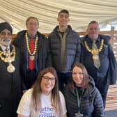 The Mayors of Warwick, Whitnash and Leamington attended the event alongside Commonwealth Games 2022 gold medallist Lewis Williams. Photo supplied