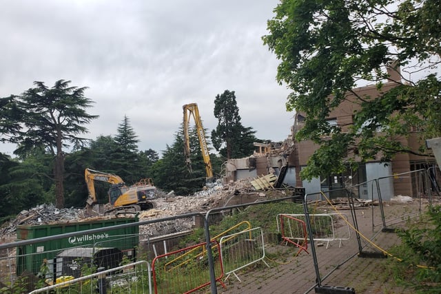 The site as it looked on June 20.