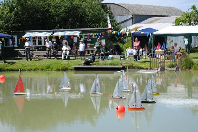 Image supplied by Knightcote Model Boat Club.