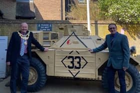 The Mayor of Warwick visited one of the town’s military museums last week to mark it recently reopening this year. Photo supplied by The Queen's Royal Hussars Museum