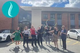 Staff at Avonside Health Centre took part in the charity’s July Hula Hoop challenge, which involved hula-hooping for 15 minutes a day throughout July. Photo supplied
