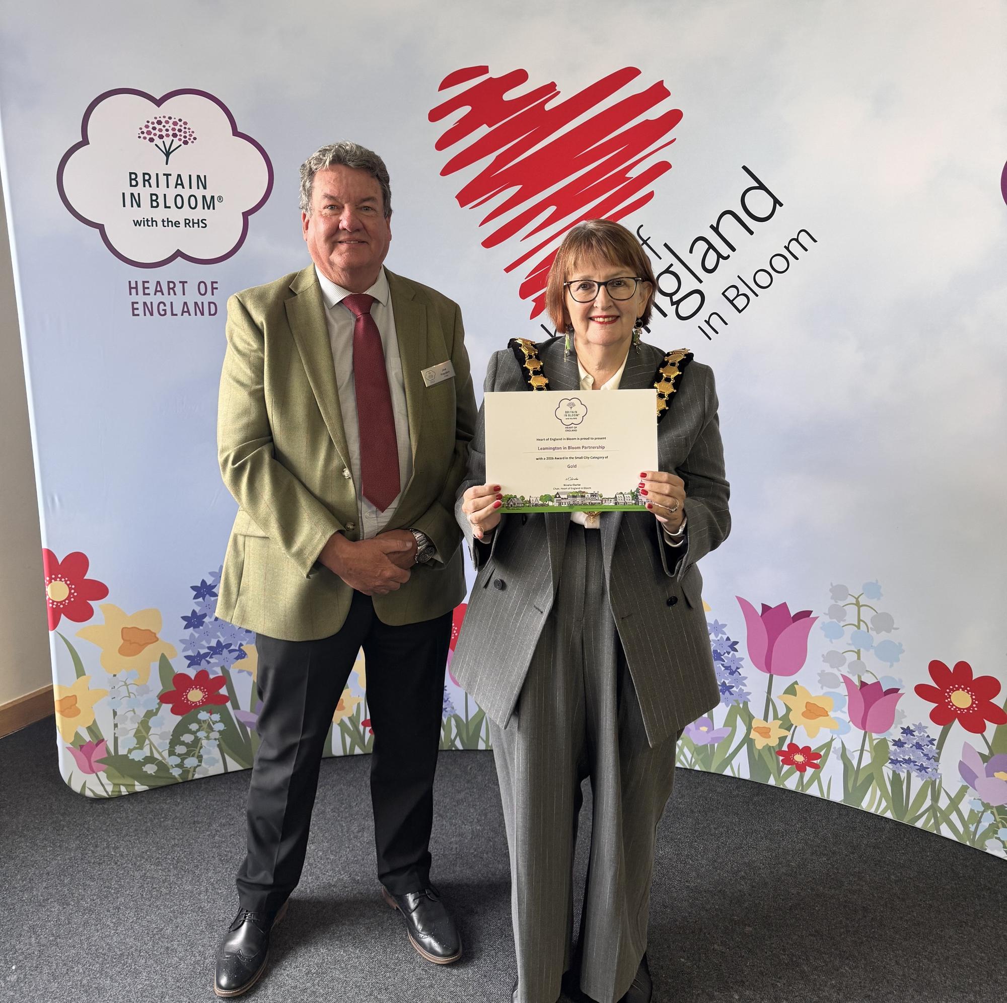 Leamington in Bloom partnership wins ninth consecutive Gold Award
