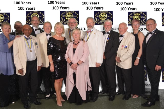 Guests celebrate 100 years of the club.