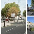 Changes are due to be made to one of the St Johns o Warwick town centre. Photos show an artist's impressions of the finished junction. Photos by Warwickshire County Council