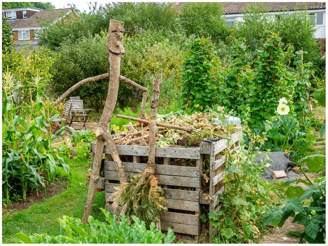 The scarecrows have been created ahead of the open day. Photo by Mike Baker