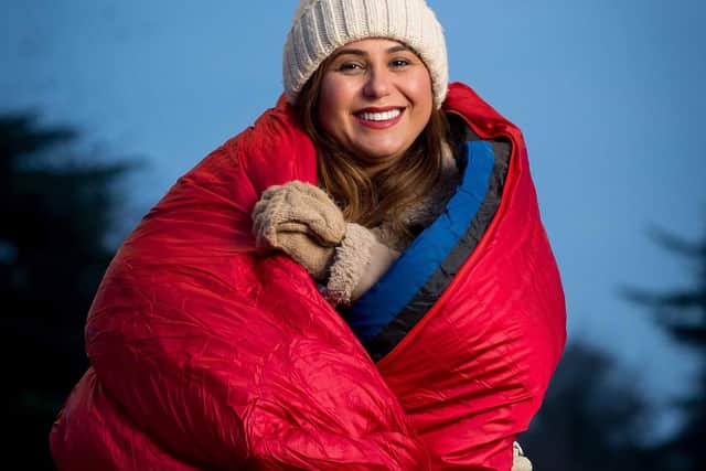 Foodie, entrepreneur and author Bianca Rodrigues Perry joins Lianne for the first night's sleepout which kicks off the challenge.
