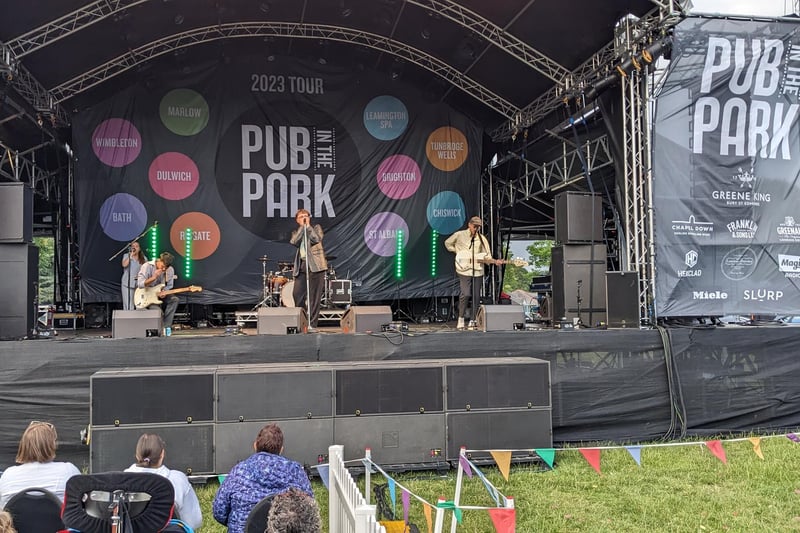Deco proved to be a great warm-up act for Ronan Keating on the Saturday night at Pub in the Park 2023 in Leamington, Photo by Oliver Williams
