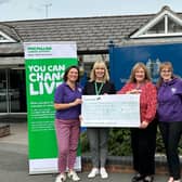 Left to right - Kirstian Frost (WSPA Committee Member), Sarah Adwick (Relationship Fundraising Manager, Macmillan Cancer Support), Hellen Dodsworth (Headmistress, Warwick Preparatory School), Helen Owen (WPSA Committee Member), Julie Moon (WPSA Committee Member). Photo supplied