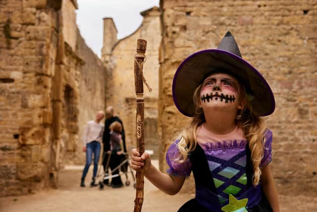 Kenilworth Castle is hosting The Great Pumpkin Party event this October half term. Picture credit: English Heritage.