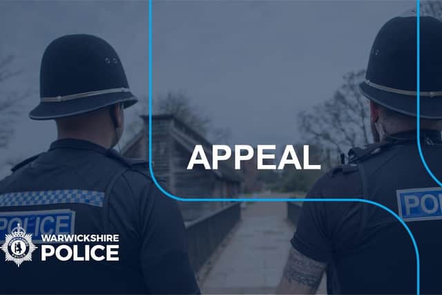 Image courtesy of Warwickshire Police.