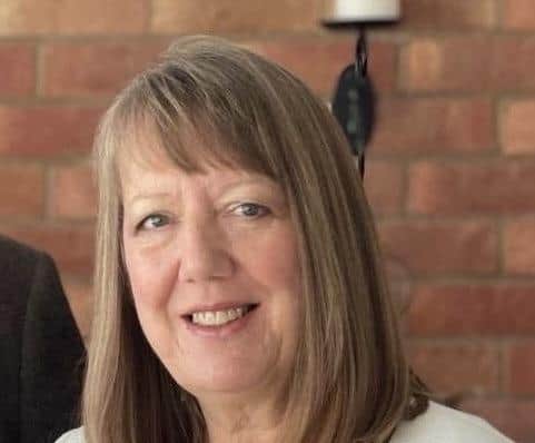 Sally Stanton, who has been running her Meeting Point charity coffee morning in Kinton for 20 years