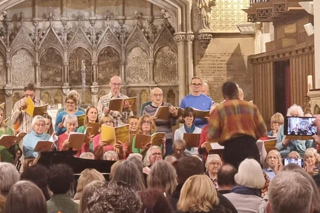 Vox Populi in the beautiful setting of Holy Trinity Leamington