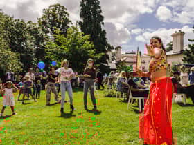 Bollywood dancing at a previous Art in the Park. Picture submitted.