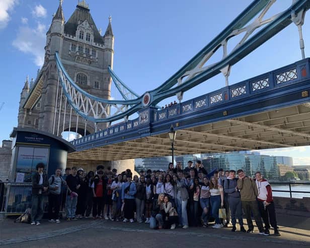 Avon Valley School students visit London