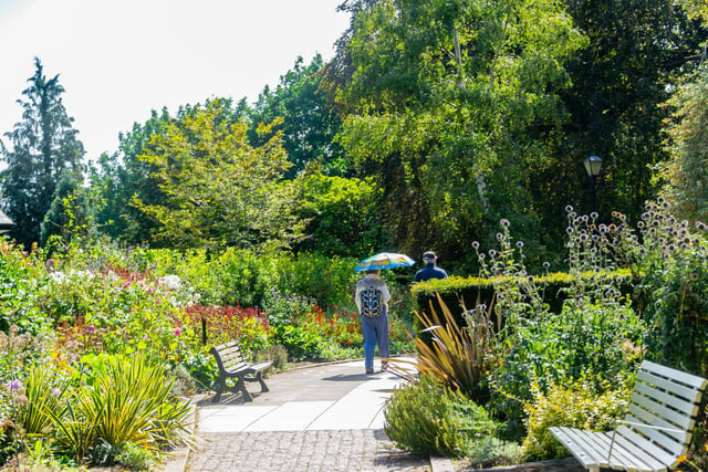 Jephson Gardens in the summer sun. Photo by Mike Baker