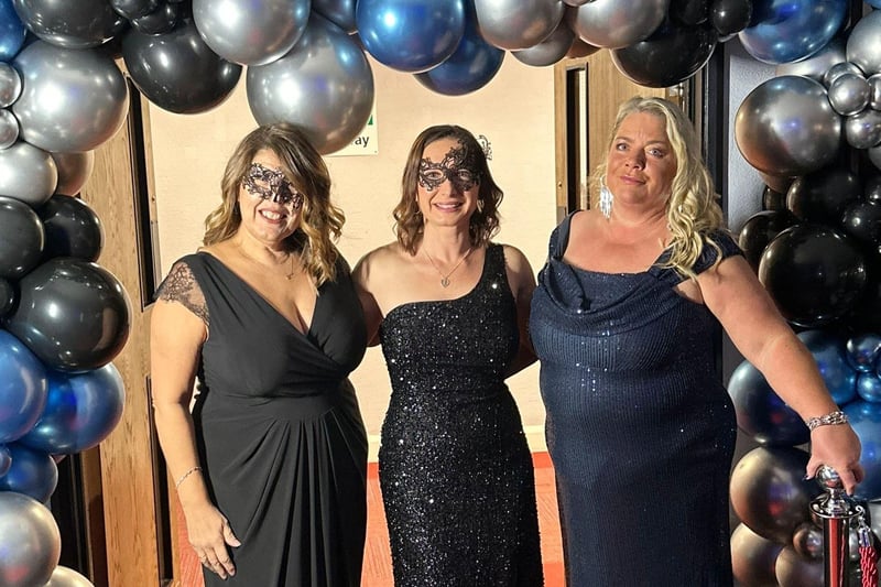 Glitz and glamour at the ball.