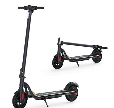 The scooter was similar to this one.