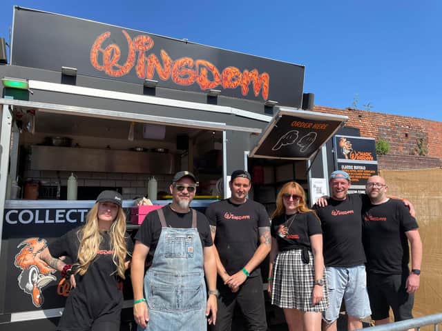 The Magic Wingdom's award-winning team at Wingfest in Birmingham. Picture supplied.