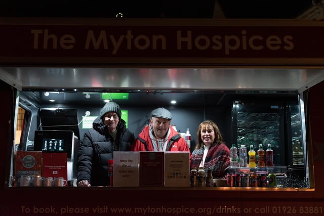 The Myton Hospices also attended the event with its van selling mince pies and mulled wine. Photo by Forever Living
