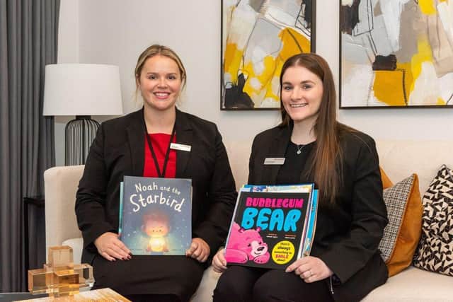 Redrow is encouraging local families to visit and swap their books