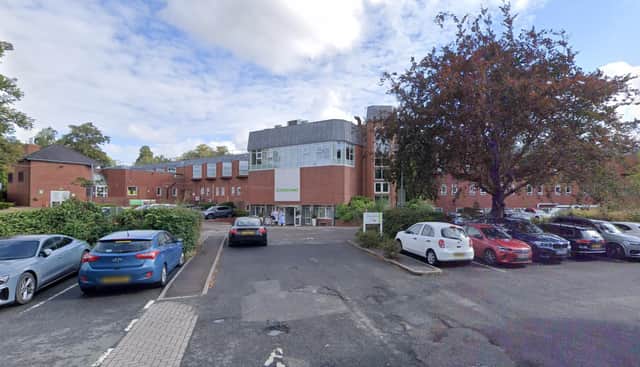 The Nuffield Health Warwickshire Hospital, which is a private hospital off Old Milverton Lane in Leamington. Photo by Google Streetview