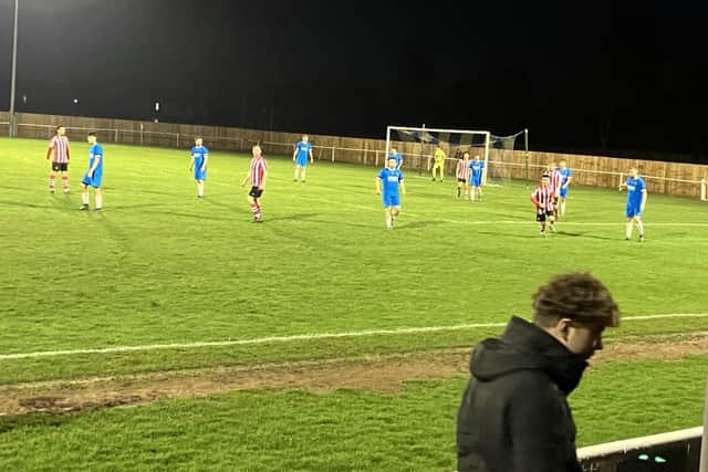 The Saints battled their Solihull rivals in a fiercely contested cup tie under the lights