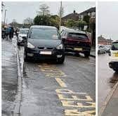 Police crackdown on selfish parking.