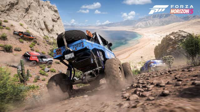 The game's developers say the Mexico map is one and a half times the size of Horizon 4's Great Britain