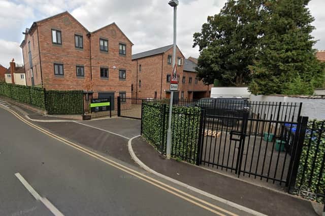 The entrance to Emscote Wharf in Warwick. Photo by Google Streetview