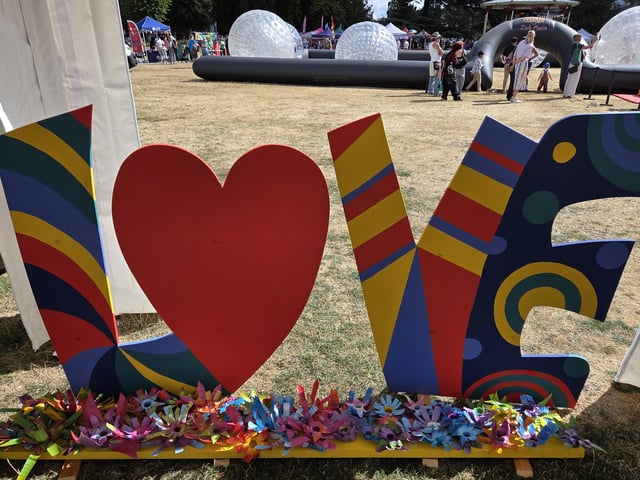 The festival took place in the Pump Room Gardens in Leamington.
