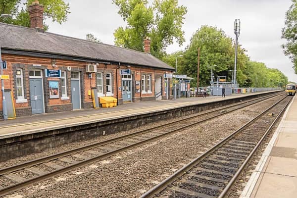 The platforms at Warwick Station. Picture provided by Network Rail.