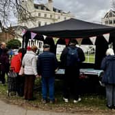 The third February public engagement event in Christchurch Gardens. Photo credit: Esther Peers.