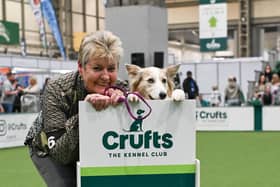 Mary Ray and Lyric, Obedience Championship. Credit David Midgley and The Kennel Club.