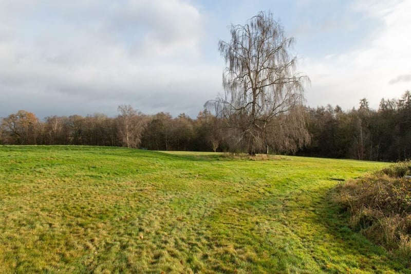 The property is set in over 8.5 acres of land